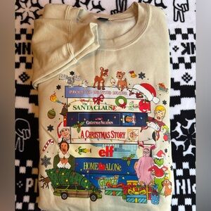 Festive Holiday Graphic Sweatshirt